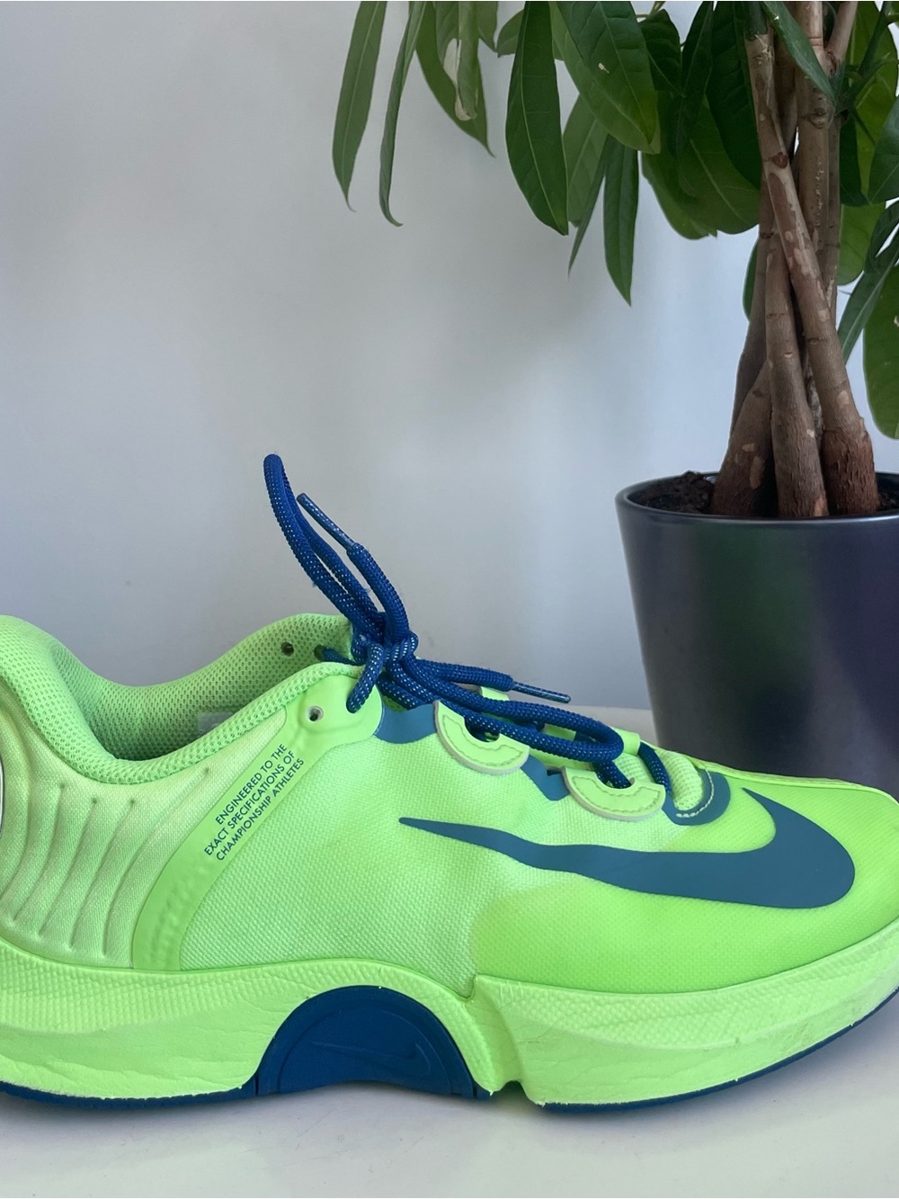 Women Size 9 Nike Zoom GP Turbo x Naomi Osaka Sprite HC Tennis Shoes Green Blue